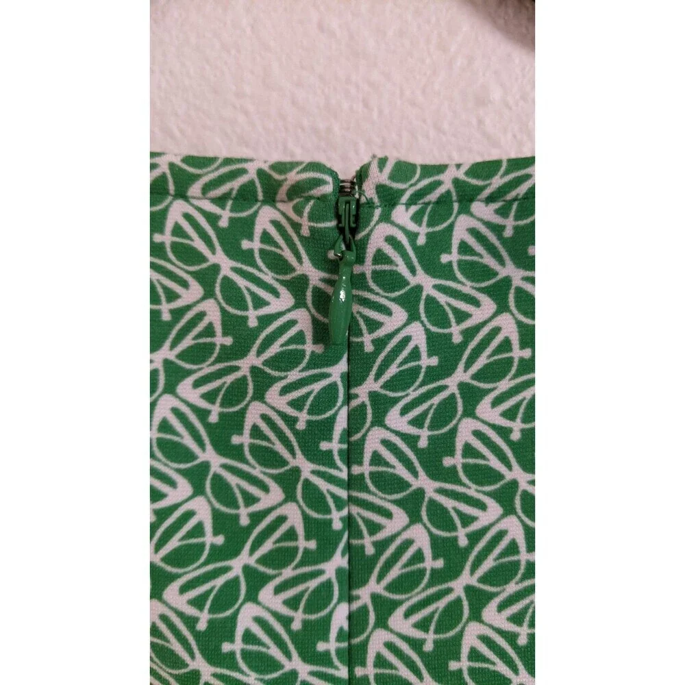 Talbots Ponte Knit Sleeveless Fit & Flare Sunglass Novelty Print Dress M - Picture 8 of 11